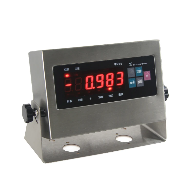 XK3190 A12E SS индикатор взвешивания из нержавеющей стали платформенные весы напольные часть прибора