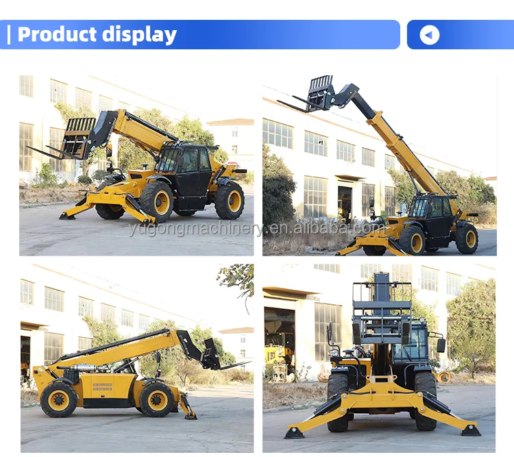 Tire model 16/70-20 boom 3 ton telescc handler forklift 5