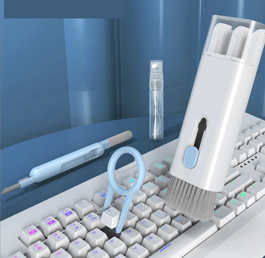 YIZHI 7 in 1 Headphone Wireless Earbuds Cleaning Pen Cleaner Brush Set Multifunctional Earphone Keyboard Cleaning Tool Kit