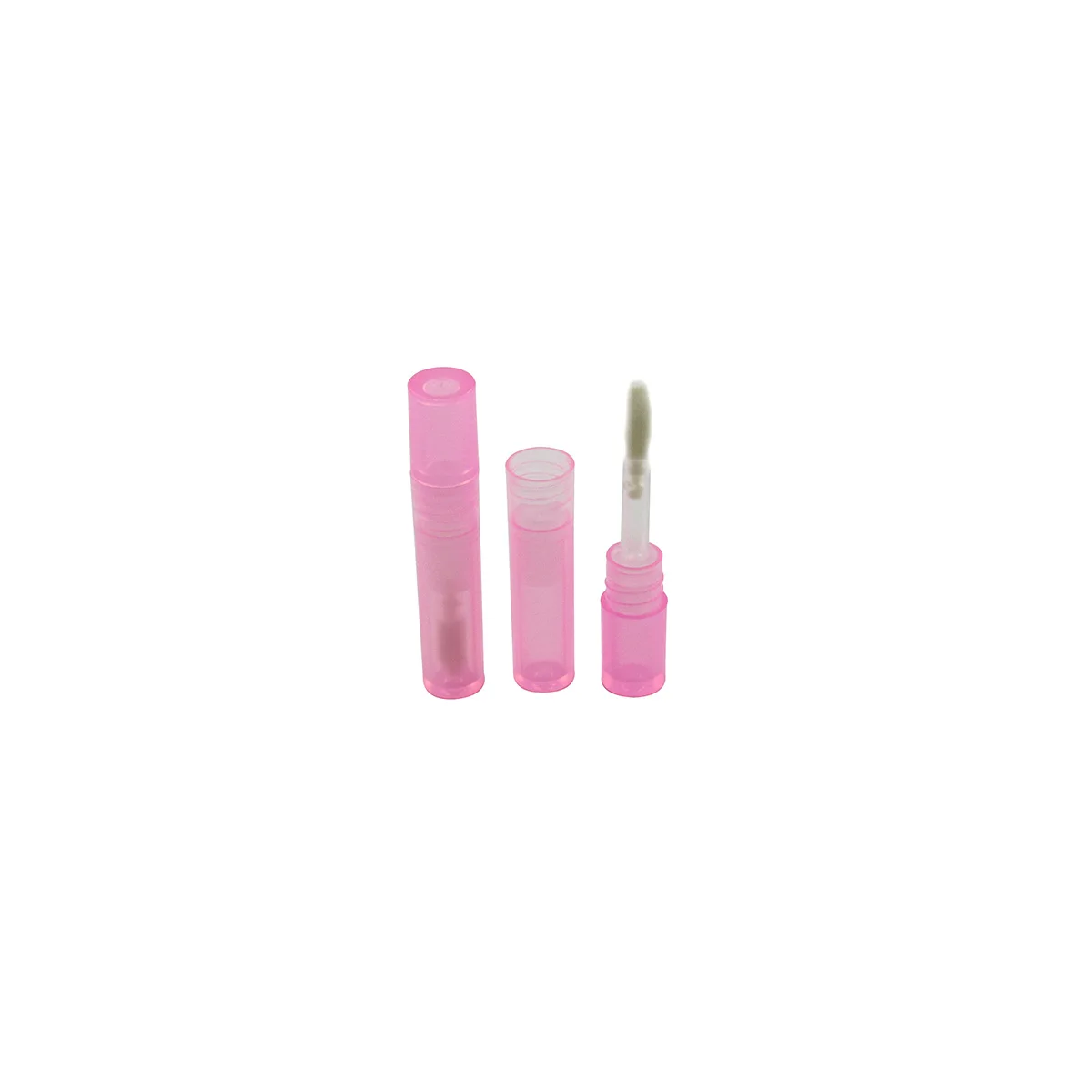 TM-LG1704 1.3ml 3ml empty mini lip gloss tubes  private label plastic injection bottle lip gloss vendor lip small gloss bottle