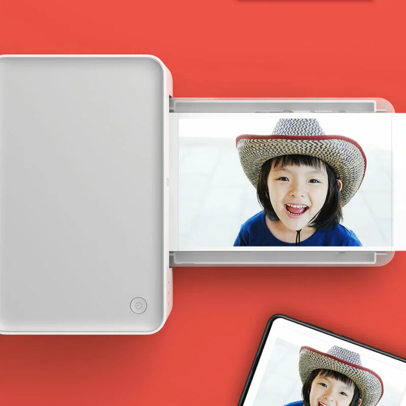  Мобильный фотопринтер Xiaomi цифровой мгновенный карманный мини портативный цветной для смартфона