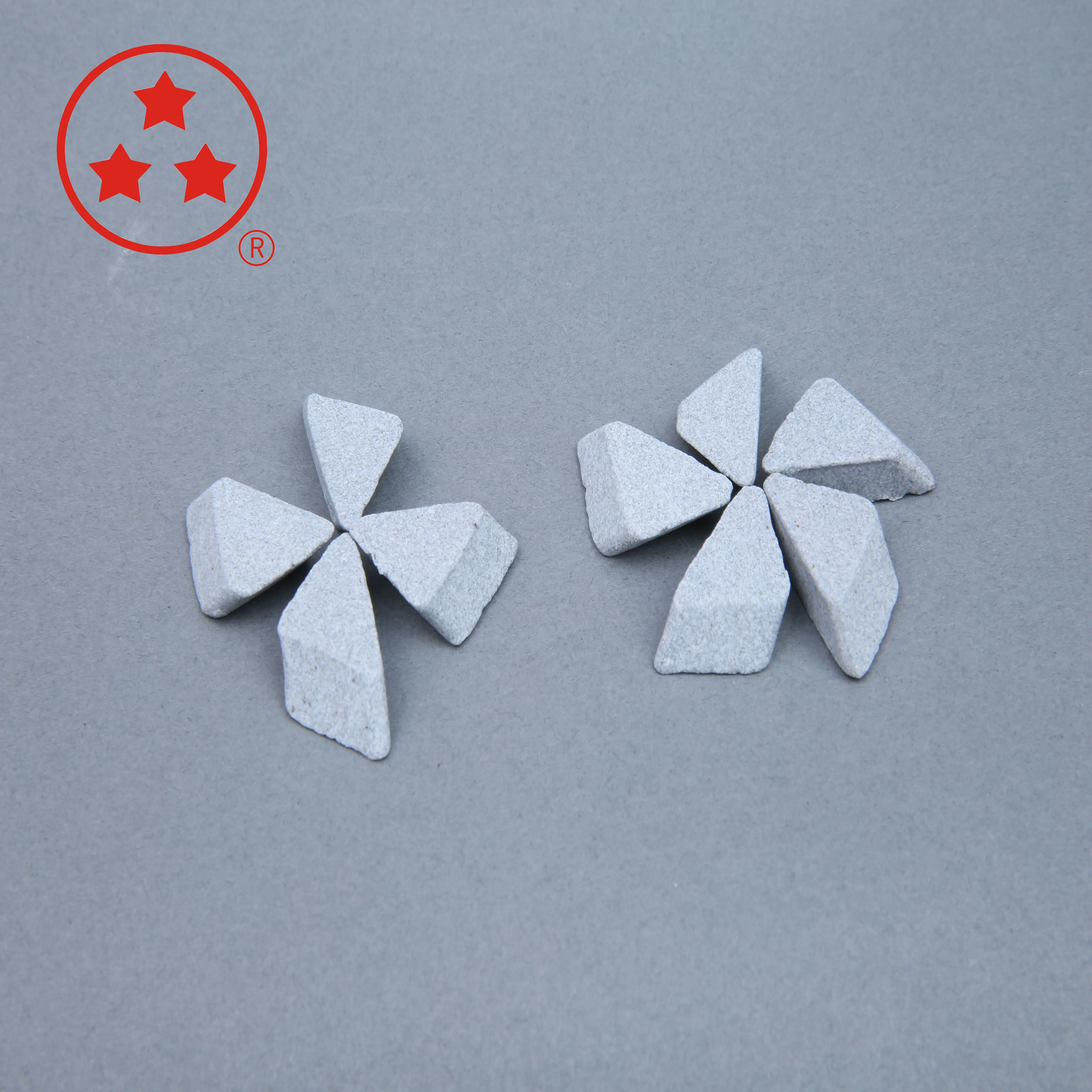 Angle Cut Triangle Tumbling Polishing Stone of Ceramic Media
