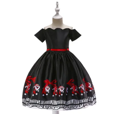 New Christmas Dress For Girls Costume Kids Dresses Princess Children