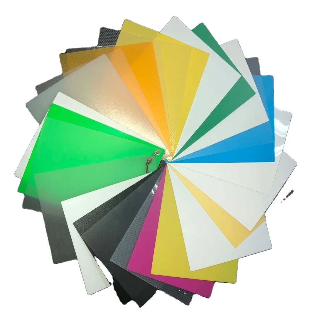 PP matte binding film loose leaf binding transparent matte binding cover color A4 plastic book cover film