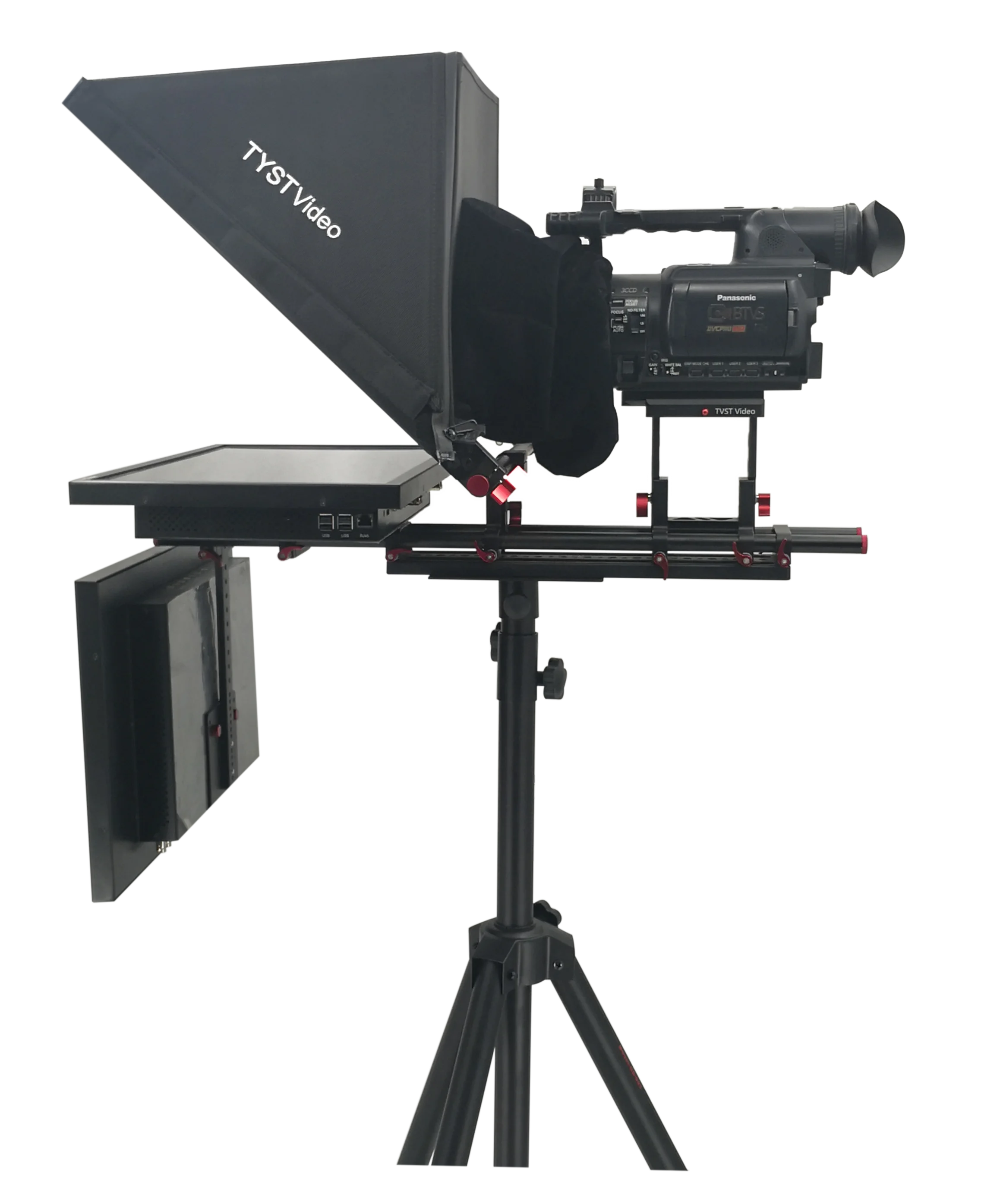 TYSTVideo Factory Direct Supply Stand Teleprompter for News Broadcast Entertainment Shows