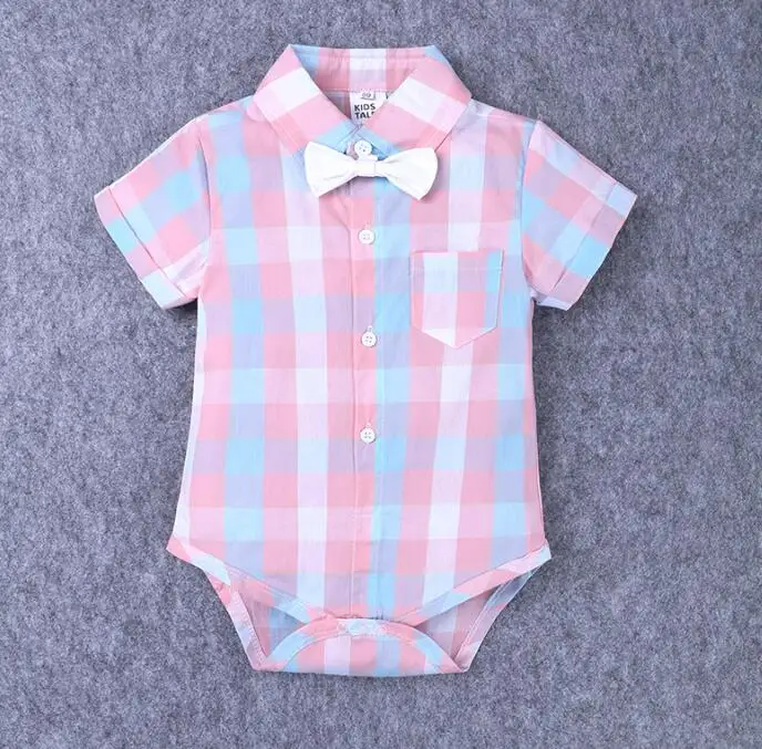 ZHG10 Summer Toddler Boy Clothes Set Casual  Print Shirt Tops+Shorts Fashion Clothing Set
