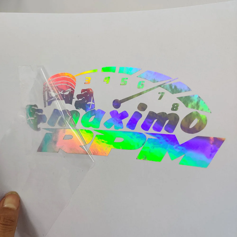 Waterproof hologram Resistance Vehicle Transfer Amine Car Decals Custom Vinyl Die Cut Window Stickers 3d Car Decal