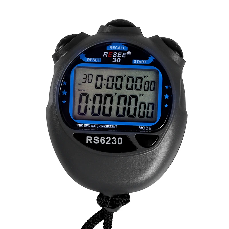 OEM custom Wholesale waterpoof chronometer timer sports stop watch digital stopwatch