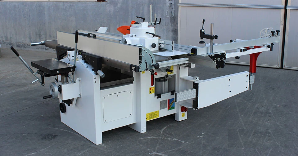 Wood Planer And Thicknesser With Mortise Jointer Table Multi Functional Combined Woodworking Machine