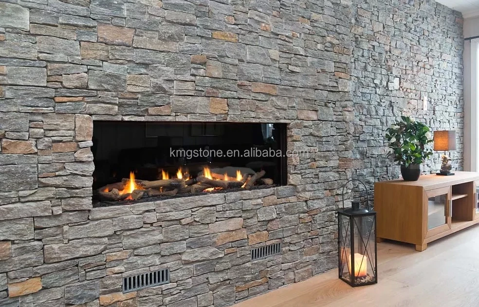 Modern Style Natural Culture External Stone Wall Claddings Durable Antacid Exterior Villa Hotel Outdoor Decorative Panels CE