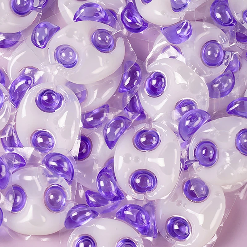 OEM/ODM Laundry Detergent Capsule Pods Flower Scent Color Protect Soften Clothes Stain Removal Laundry Gel Pods 2 in 1