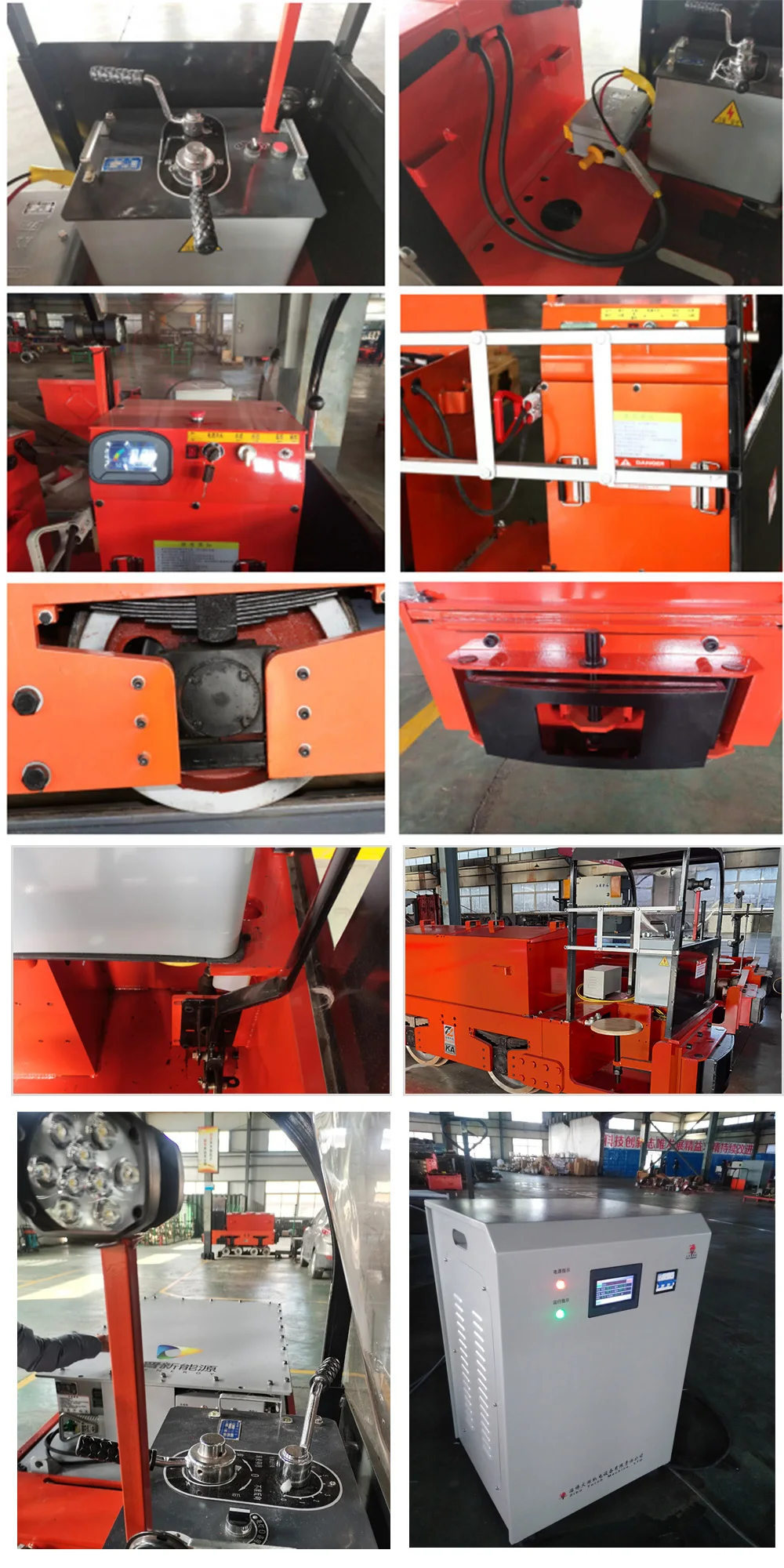 Model CTY5.0 railway electric Lithium/lead-acid battery locomotive pulling 40T in mining tunnel