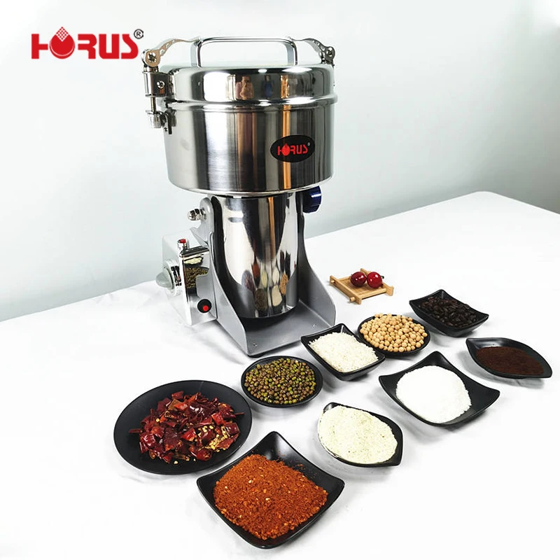 HORUS Professional 270 degree swing commercial electric flour grinder machine with 100% copper motor