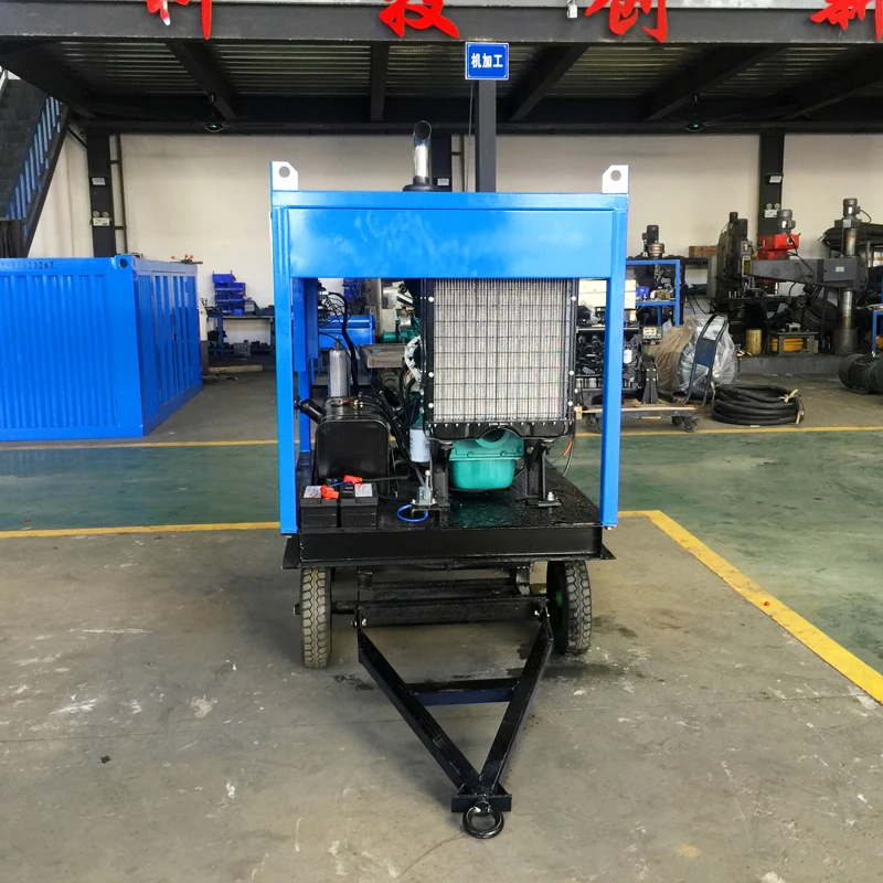 50Mpa Diesel Engine Hydro Blaster High Pressure Water Jet Cleaning Machine For Sale