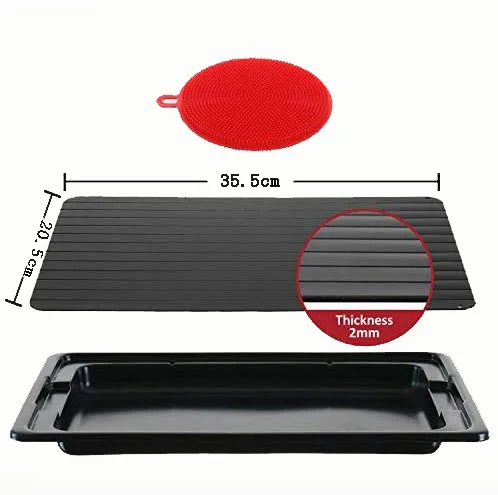 Defrosting Tray Frozen Food Rapid Thawing Plate For Fast Quick Rapid Meat, No Electricity Food rapid defrost thawing meat