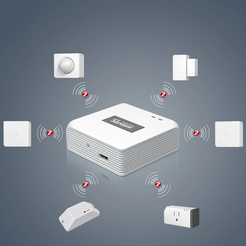  SONOFF ZigBee мост беспроводной датчик двери/окна оповещение через приложение управления EWeLink умный дом переключатель