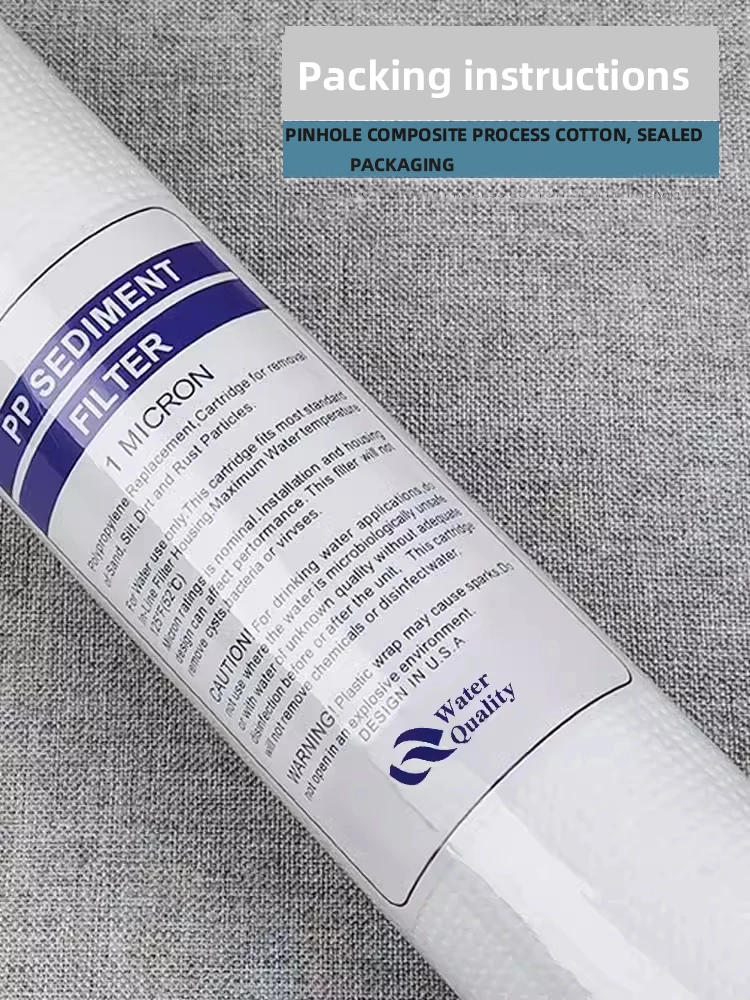 High quality 10 to 40 inch pp cotton filter 1 to 60 micron pp cotton filter element for water purifier