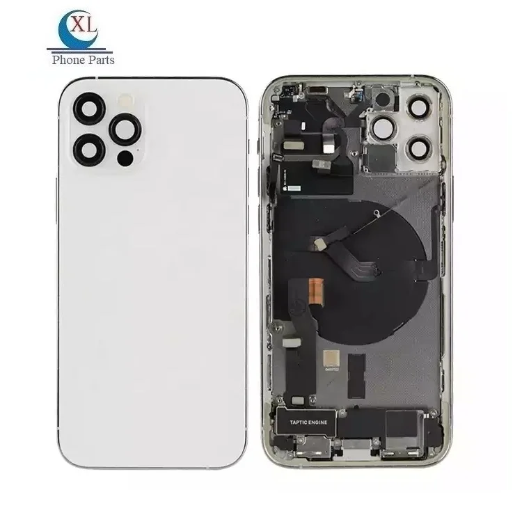 Заводской поставщик полный Корпус в сборе для iPhone 13 pro Pro Max Задняя стеклянная крышка батарейного отсека с гибким
