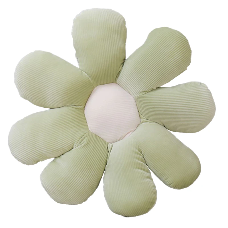 Buti Lovely Daisy Flower Throw Pillows Decorative Plush Stuffed  Floor Seating Cushion Pillow