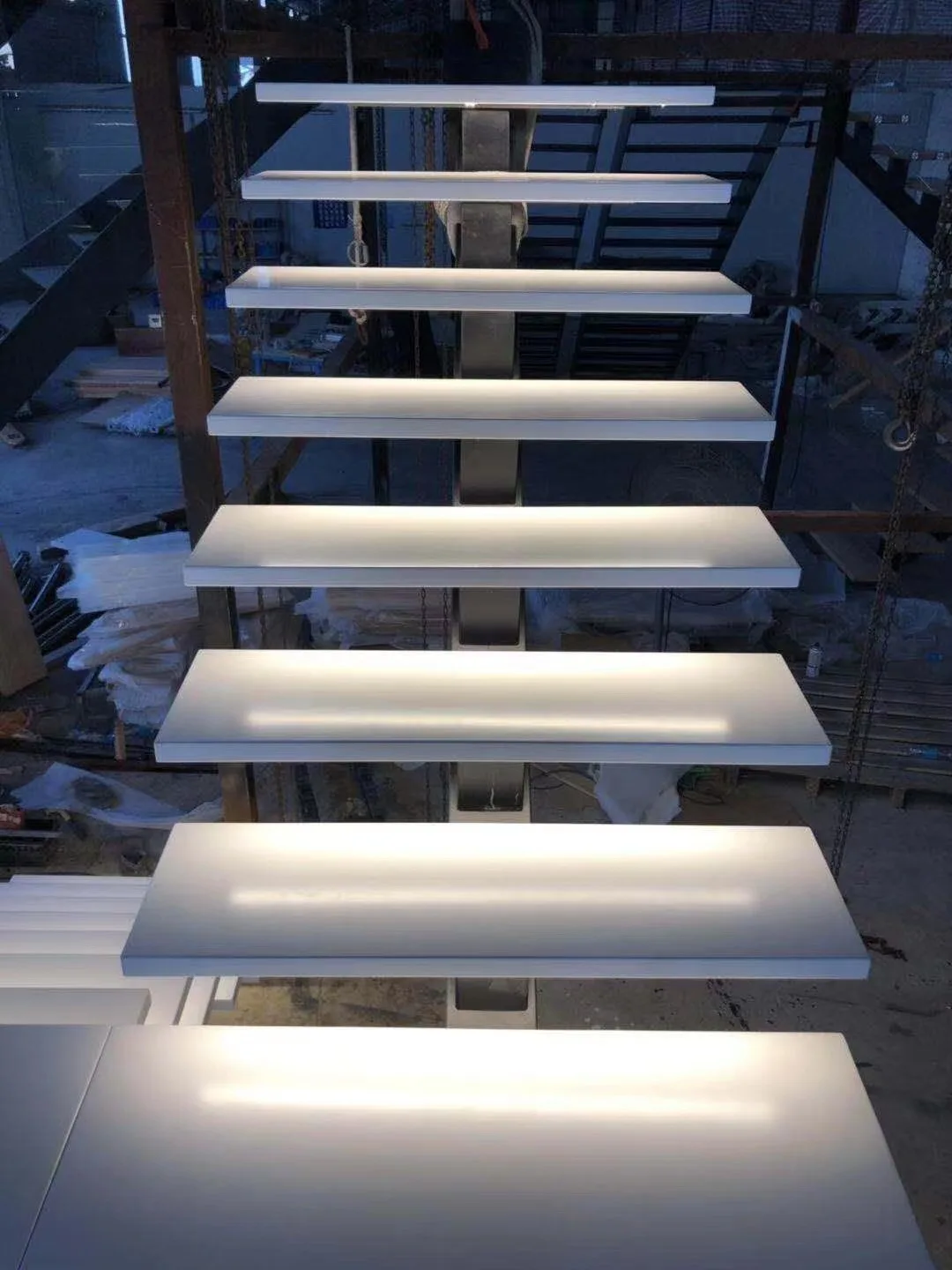 VIKO Mono Stringer Steel Wood Staircase