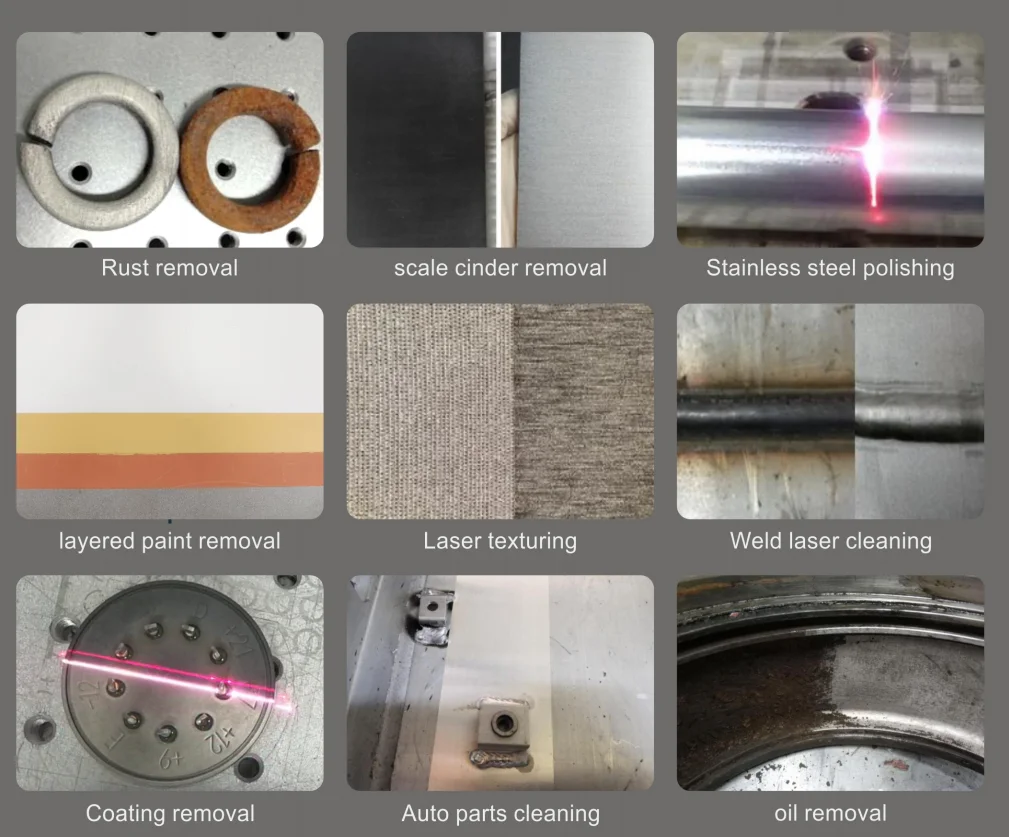 Hand Held Industrial Lazer Cleaning Equipment Fiber Laser Cleaning Machine 100w 200 Watt Price For Sale