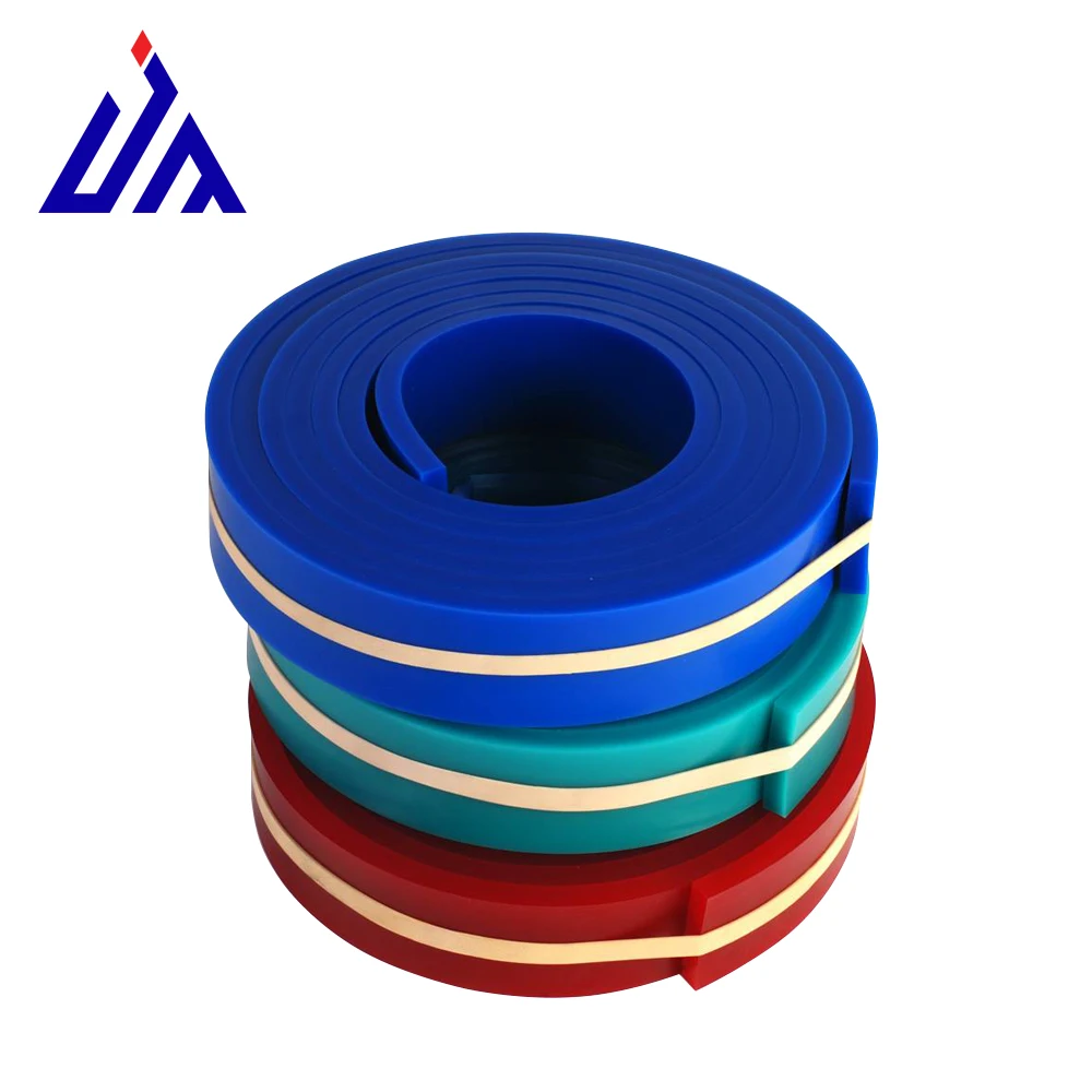 polyurethane pu screen printing rubber blanket squeegee scraper blade factory supplier