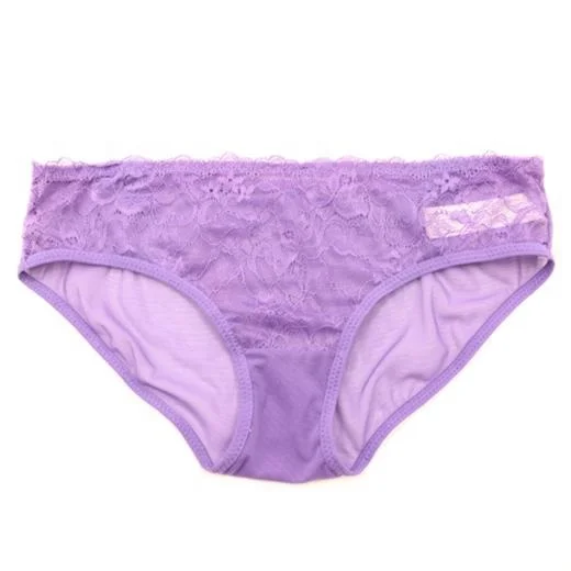 sexy hot purple soild color penti and bra underwear