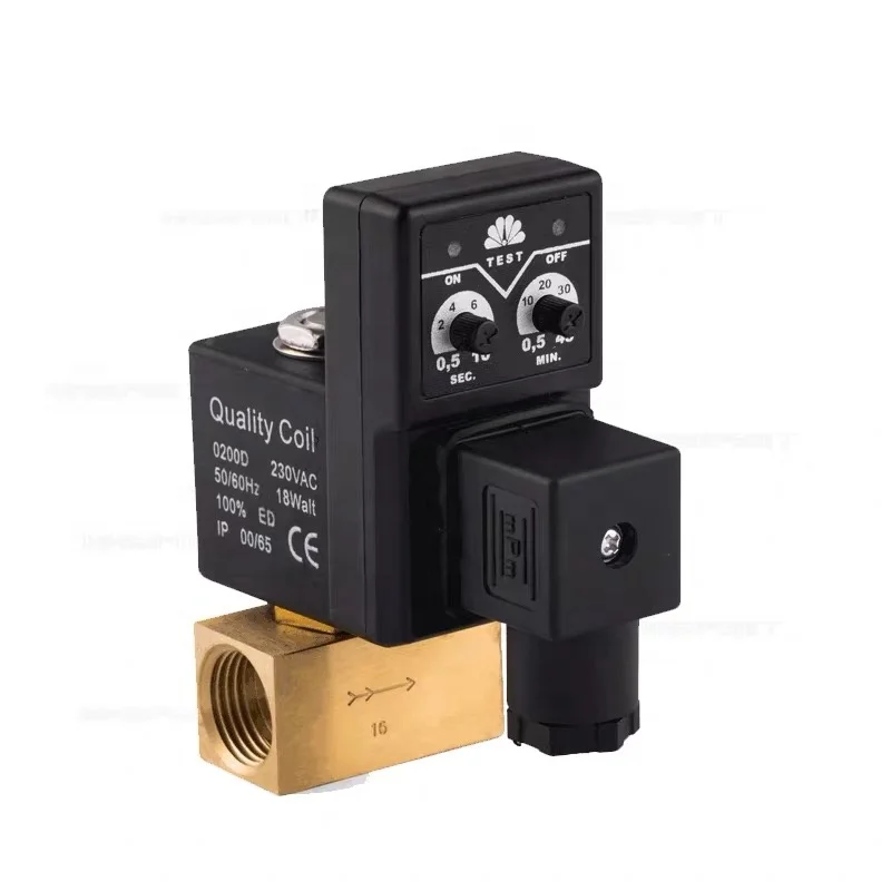 Factory 5v timer Auto Drain latching Solenoid Valve for Air Compressor Refrigerated Air Dryer