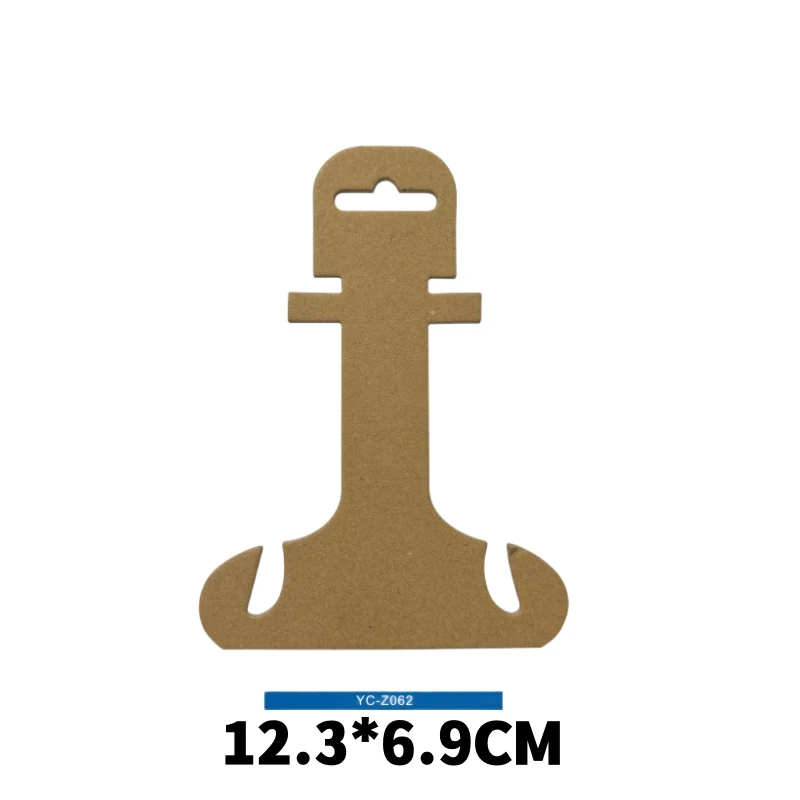 Bestiform eco - friendly Customized logo display paper hooks hanger shopping malls socks hanger hook for pet garment