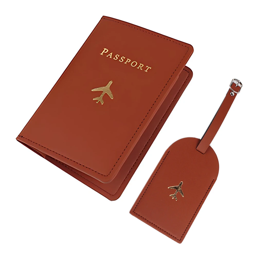 New Design Colorful Customized Passport Holder with Card Slot and Luggage Tags Passport Case Ultra Slim Travel Passport Cover
