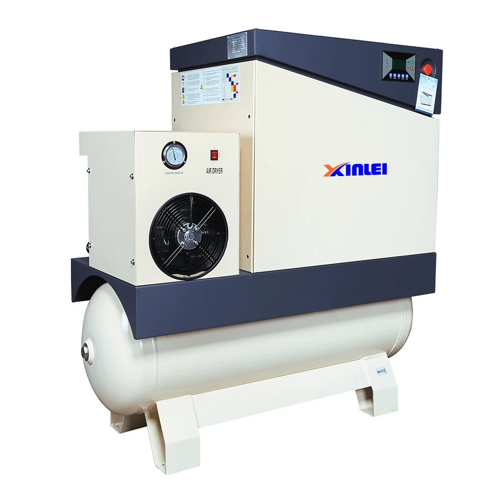 XLAM ATD 7 8 10 bar air dryer air tank fixed speed screw type compressor for sale