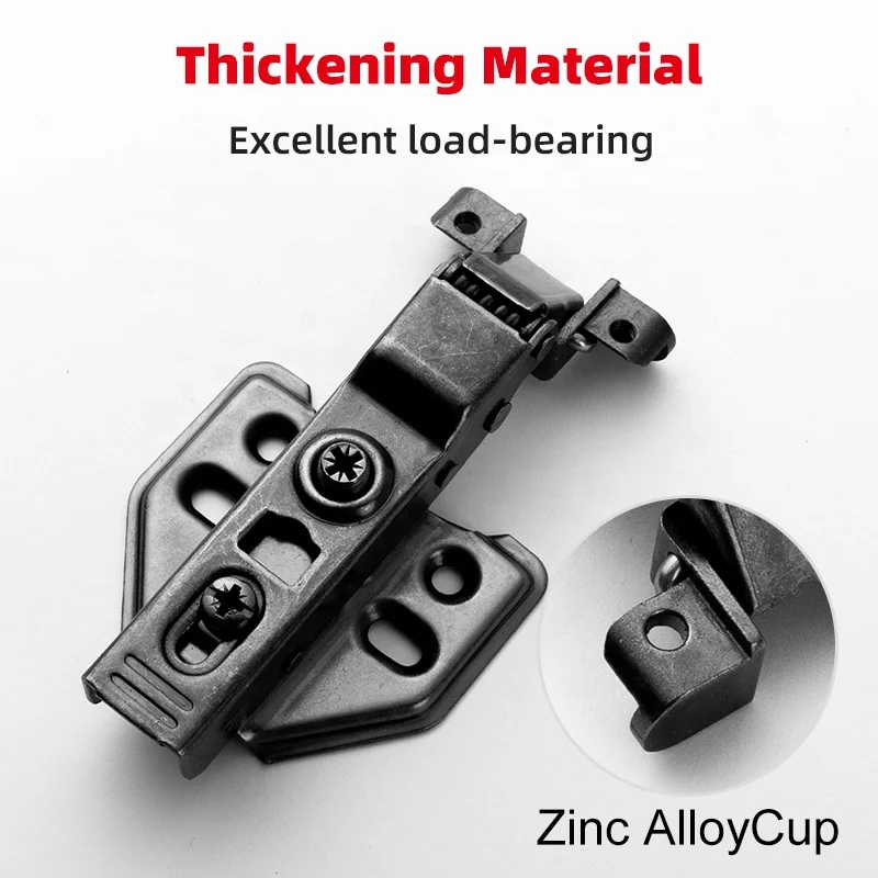 China Factory Jieyang Manufacturer Cabinet Kitchen Concealed Hinges Hydraulic hinges for Aluminum Frame