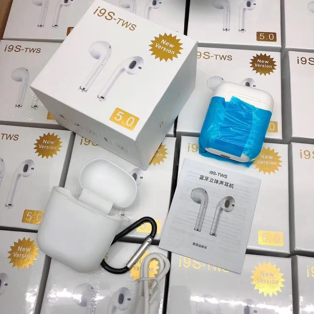 
i9S TWS Wireless BT 5.0 Earphones Binaural Calling Headphone With Charging Box Stereo Headset For Smartphone 