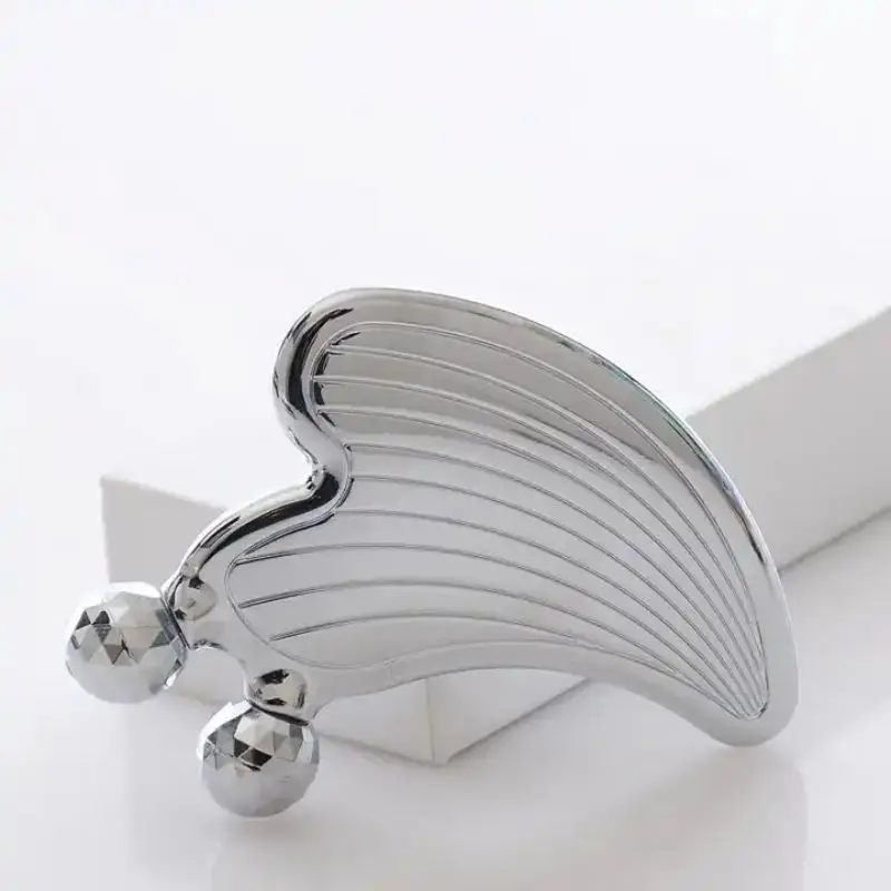 Fish Scraping Board Massager Facial Lift Magnetic Unclogging Tendon Roller Massage Tui Na