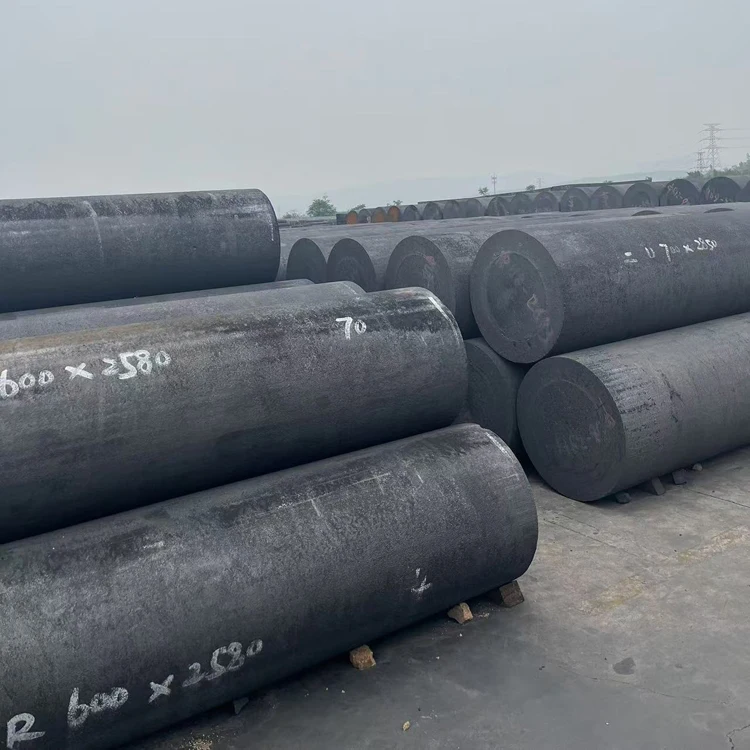 Wholesale RP HP UHP grade 500mm graphite electrode Low Resistivity High Volume Density Ultra High Power for EAF Graphite Making
