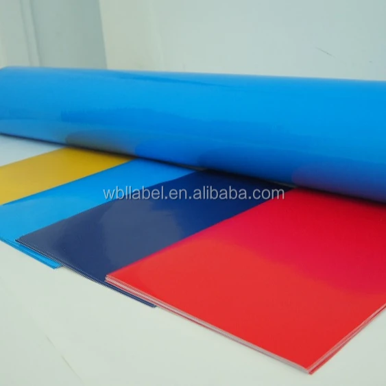 custom label Transparent PVC self adhesive waterproof safety film sticker