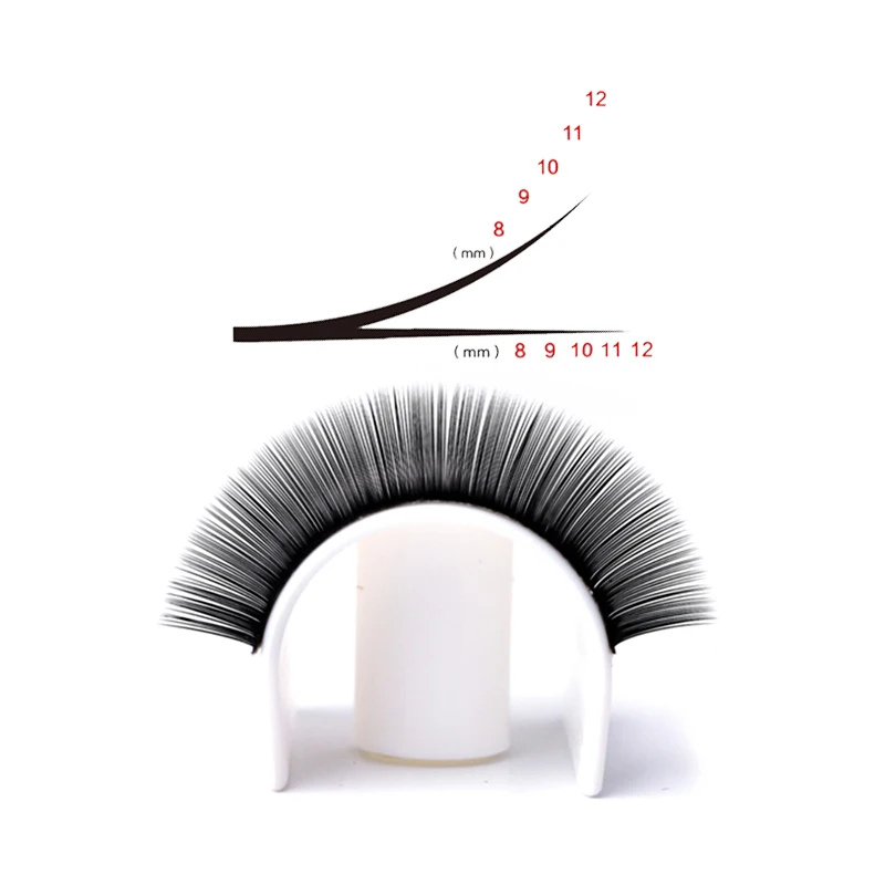 Wholesale 8-15mm Mix Eyelashes Extension Trays Silk Eyelash Extension Volume Lashes Classic Lashes Extension