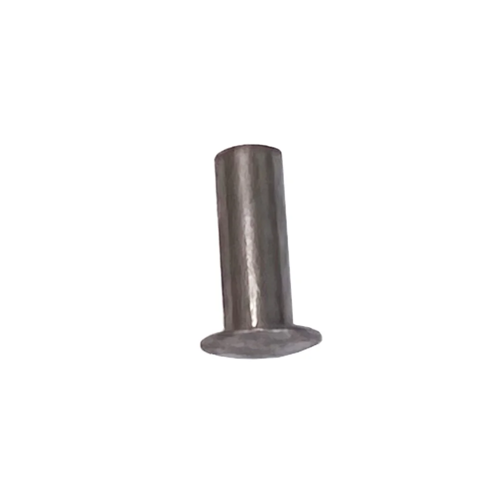 Factory made stainless steel/iron round head semi tubular rivets Flat head semi tubular rivets