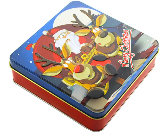 Небольшая жестяная коробка для конфет, изготовленная на заказ