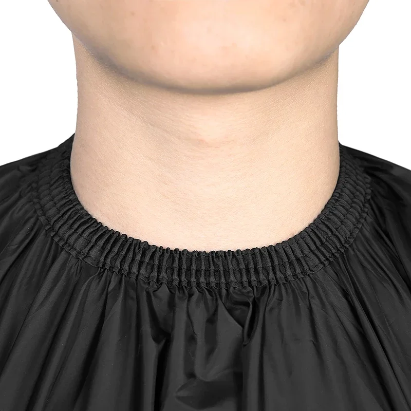 Salon Designer Brown Viewing Metal Gown Haircut  Apron Cloth Hairdressing Cape With Snaps