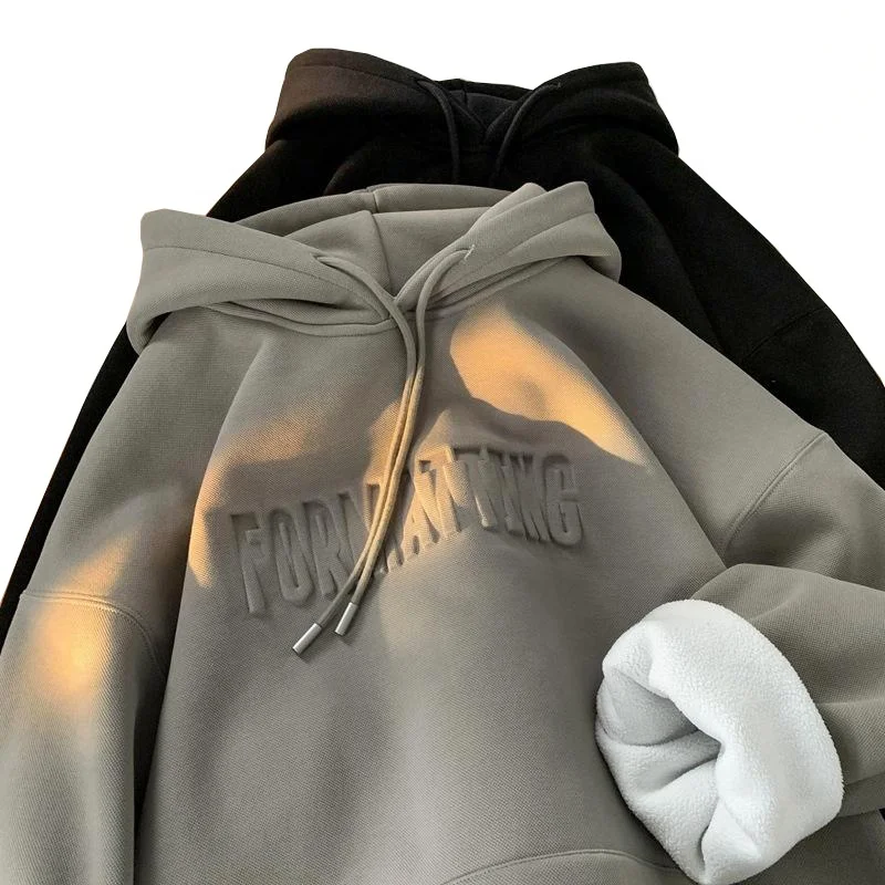 Hot Sell HeavyWeight Hoodie Jogger Custom Logo Embossing Hood Sweatshirt Hoodies For Men Custom