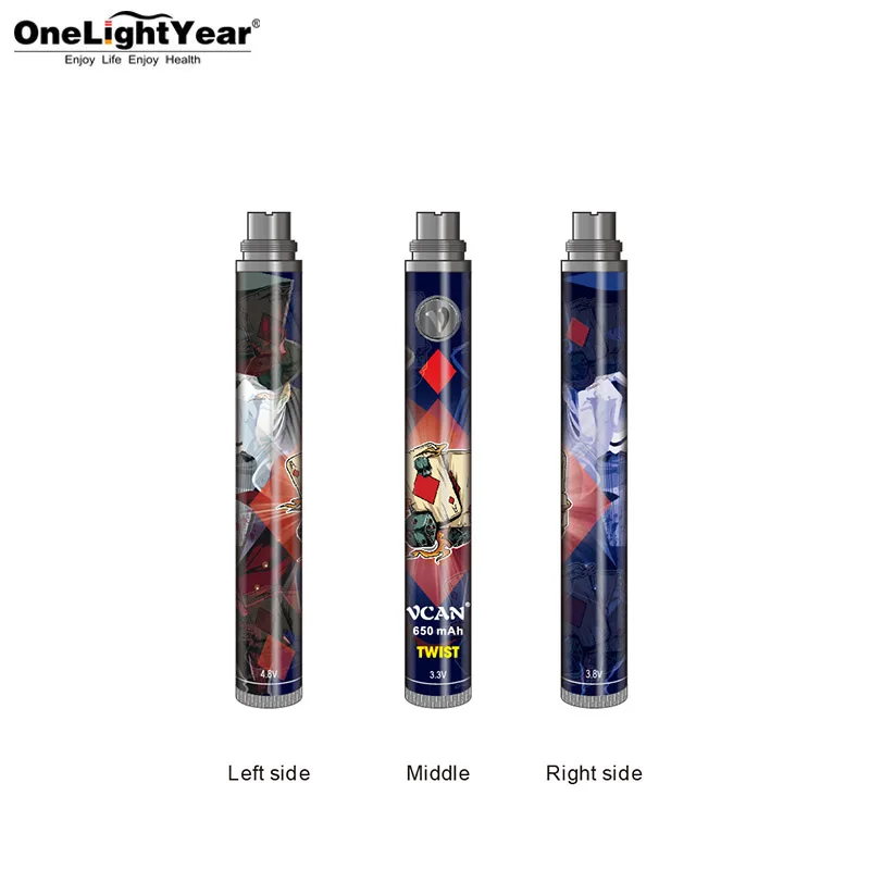  Newest cbd twist battery 510 tready adjust voltage vape pen 650/900/1100/1300
