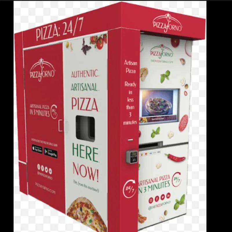Food Vending Van For Sale Pizza Vending Machine Outdoor Hot Food machine with automatic heating vending machine