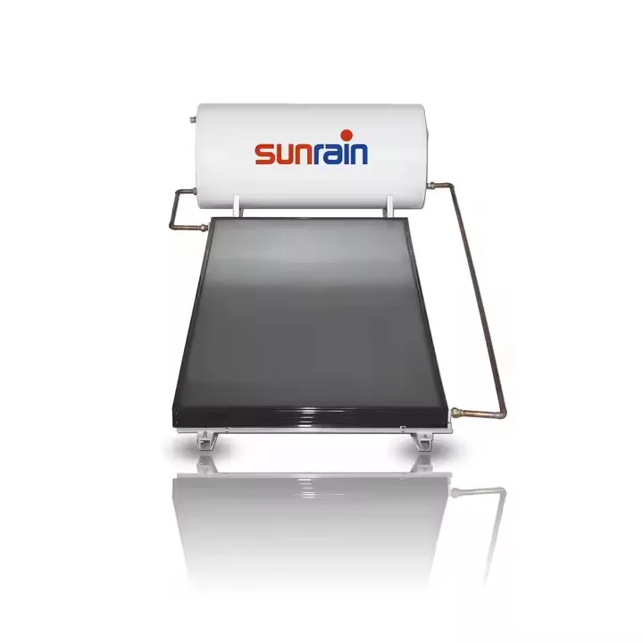 Sunrain 150L Flat Panel Flat Plate Solar Collectors Pressurized Solar Water Heater Hot Water Heating System Solar Energy Kit