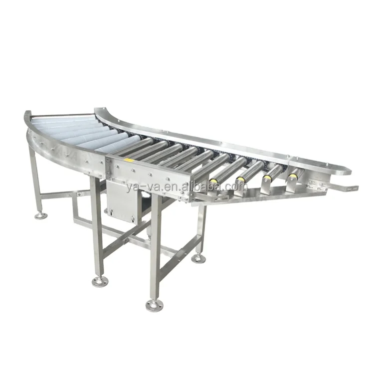 Powered Motorized Roller Conveyor, Chain Driven Sprocket Roller Conveyor