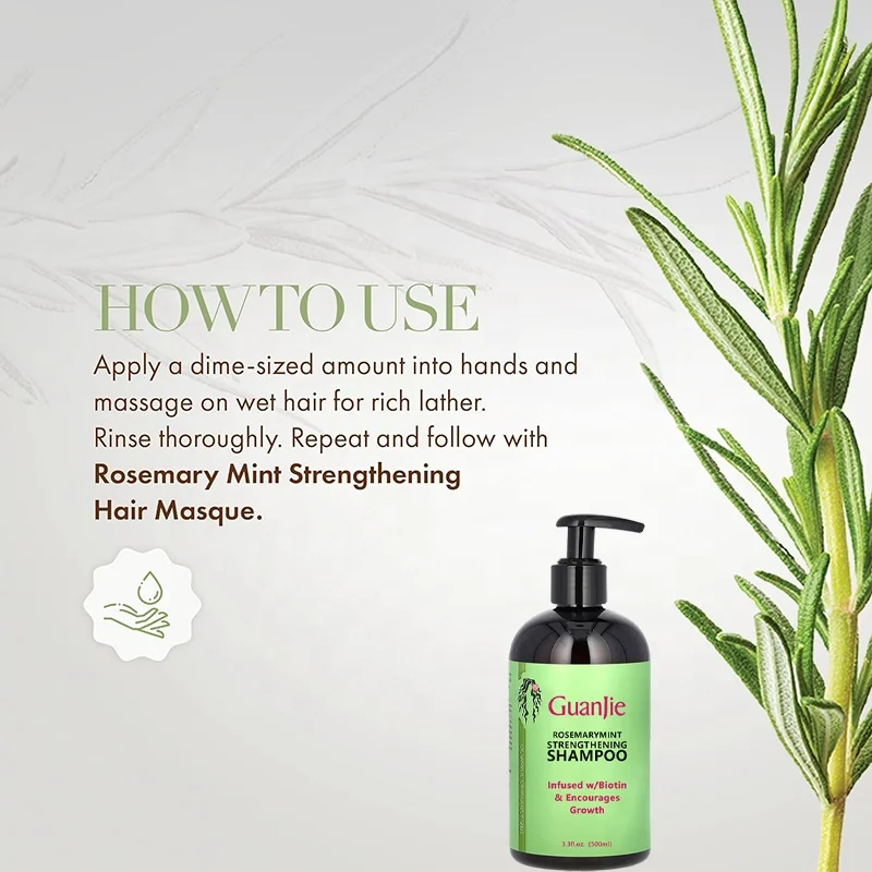 Nourishing Hair Care Shampoo Anti-Loss Replenishing Moisturizing Rosemary Mint Shampoo And Conditioner Set