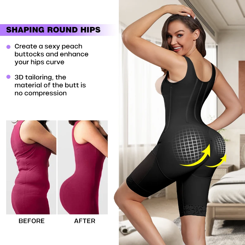 High Compression Liposuction Garments Stage 1 Bbl Post Sugery Moldeadora Md Reductor Fajas Para Mujer Colombianas Shapewear