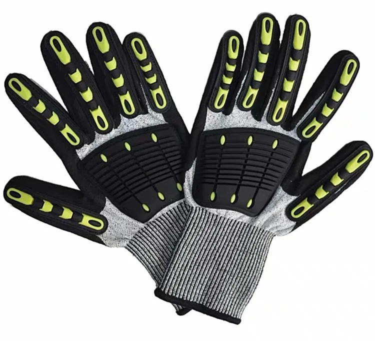 Thick wear-resistant anti-smashing work gloves anti-collision labor protection work safety gloves Shockproof Mechanical Gloves