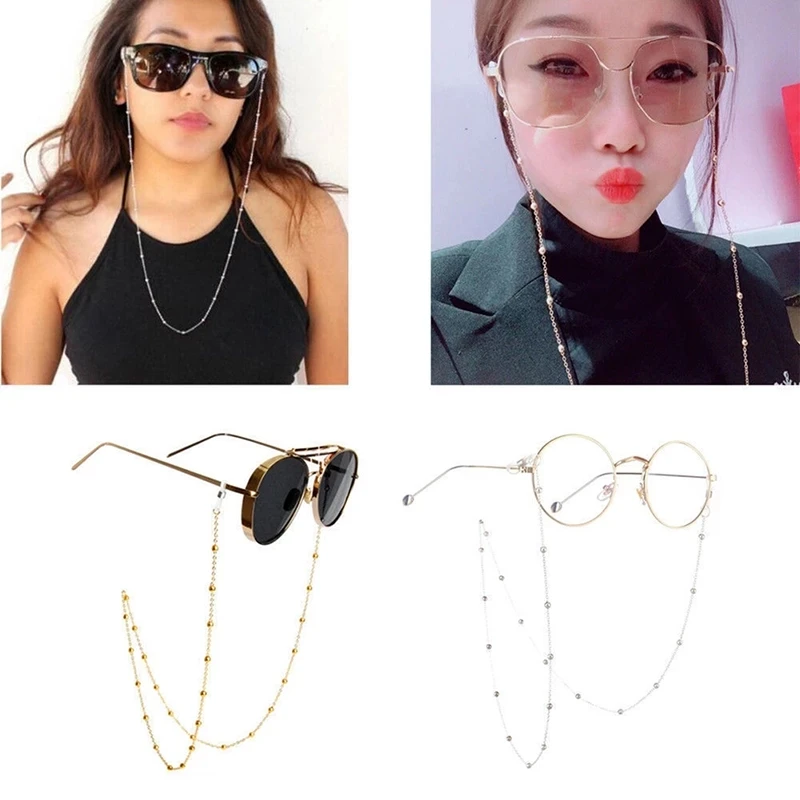 Eye Glasses Sunglasses Spectacles Eyewear Chain Holder Cord Lanyard Necklace Eyewears Neck Strap