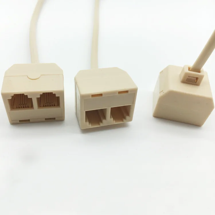  Кабель rj11 6p4c 6P4C папа-двойной rj45 мама Rj11 шнур male к двойному Женский